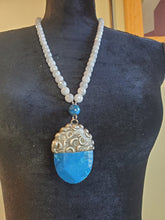 Load image into Gallery viewer, Blue Agate Necklace
