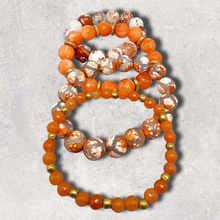 Load image into Gallery viewer, Pumpkin Spice Bracelet Stack
