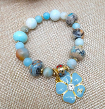 Load image into Gallery viewer, Amazonite Blue Flower
