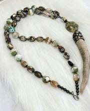 Load image into Gallery viewer, Agate and Jasper Necklace
