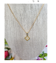 Load image into Gallery viewer, Lucky 4 Leaf Clover Charm Necklace
